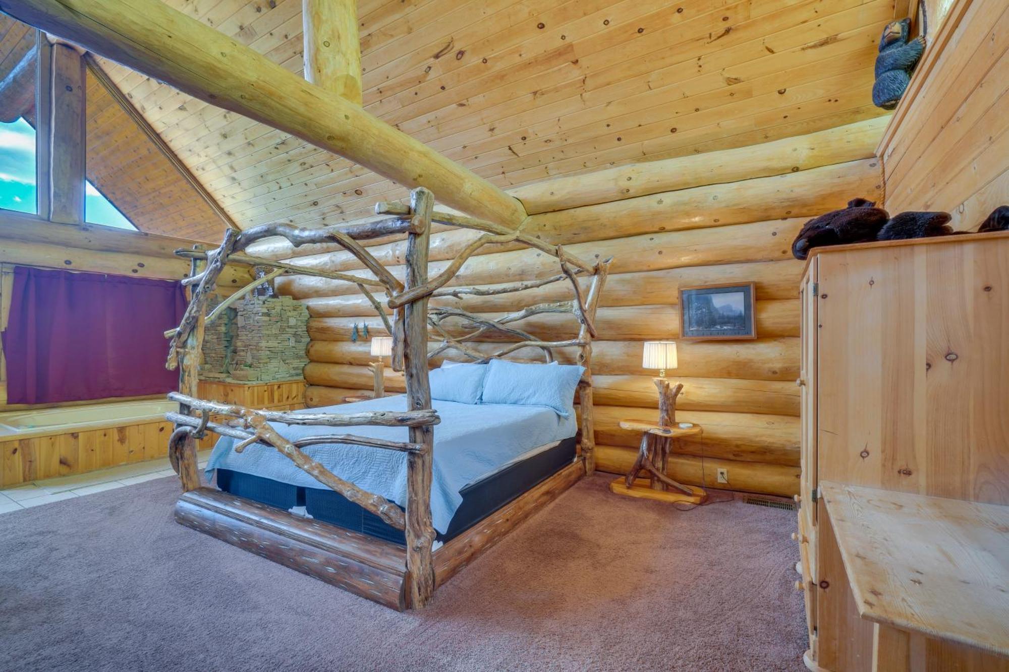 Gatlinburg Cabin With Hot Tub About 11 Miles To Downtown Ngoại thất bức ảnh