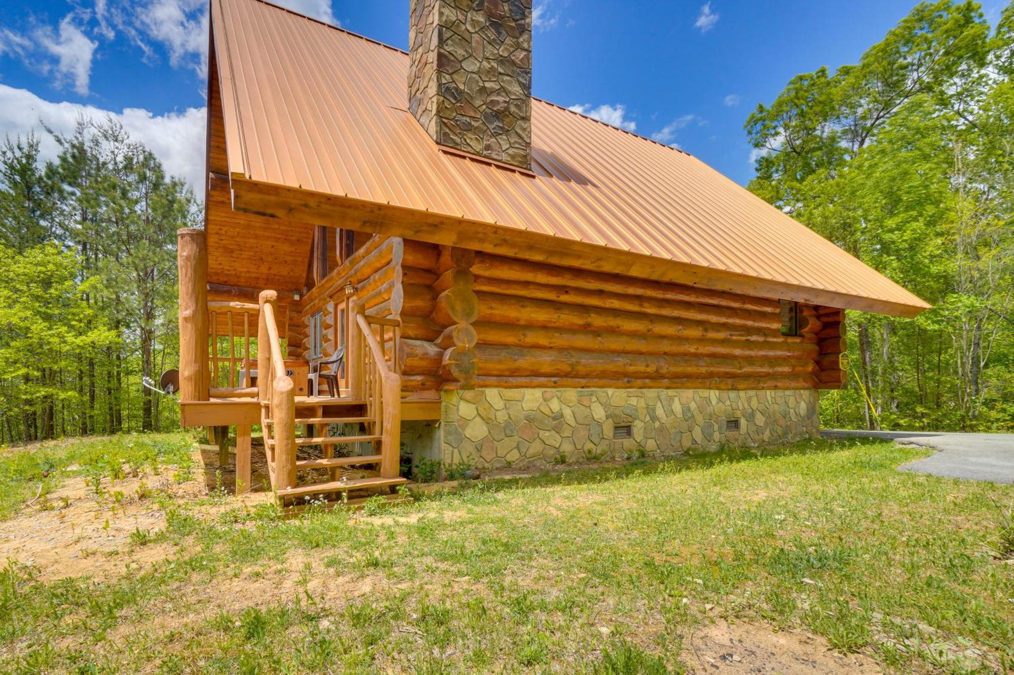 Gatlinburg Cabin With Hot Tub About 11 Miles To Downtown Ngoại thất bức ảnh