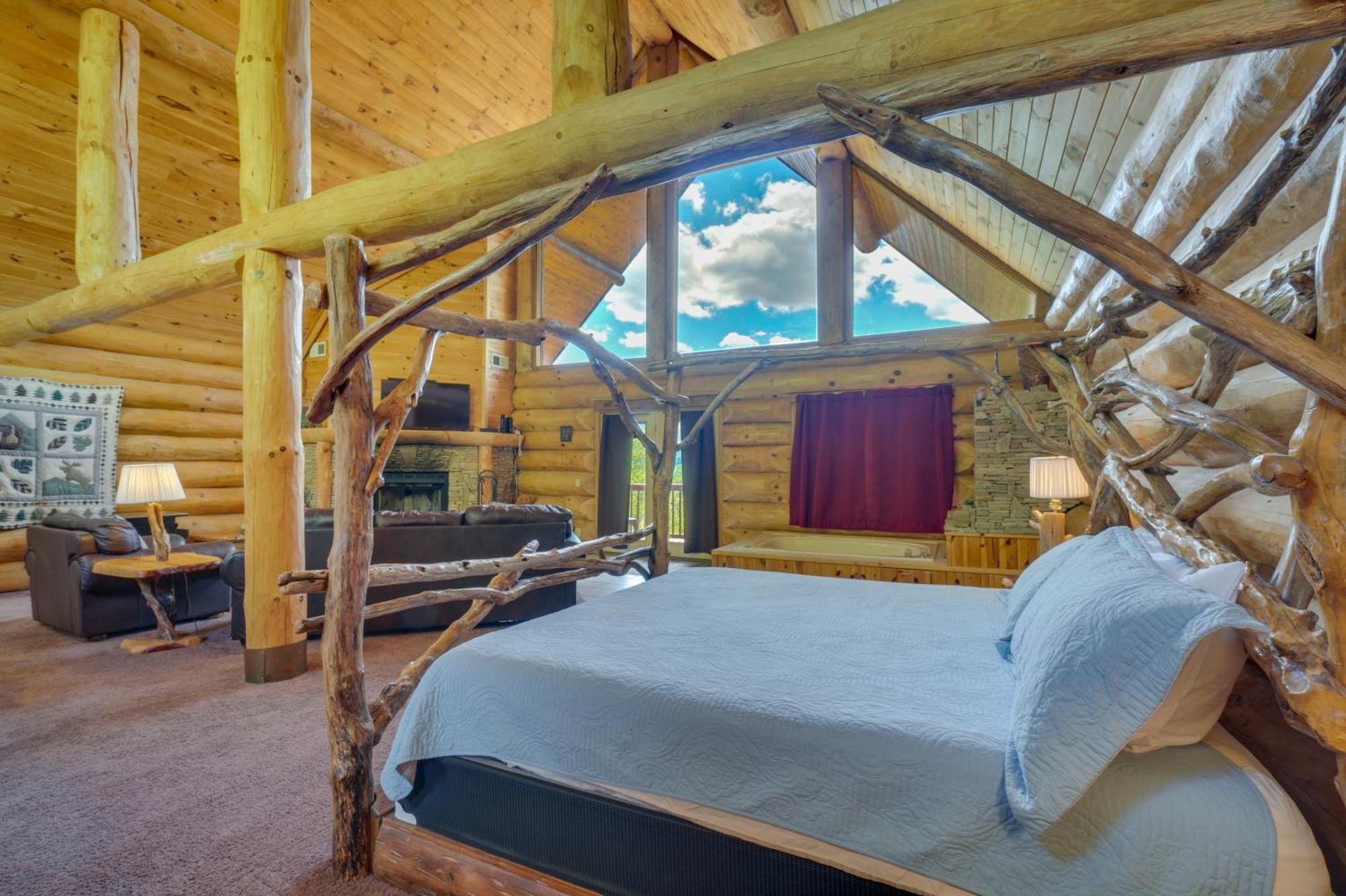Gatlinburg Cabin With Hot Tub About 11 Miles To Downtown Ngoại thất bức ảnh